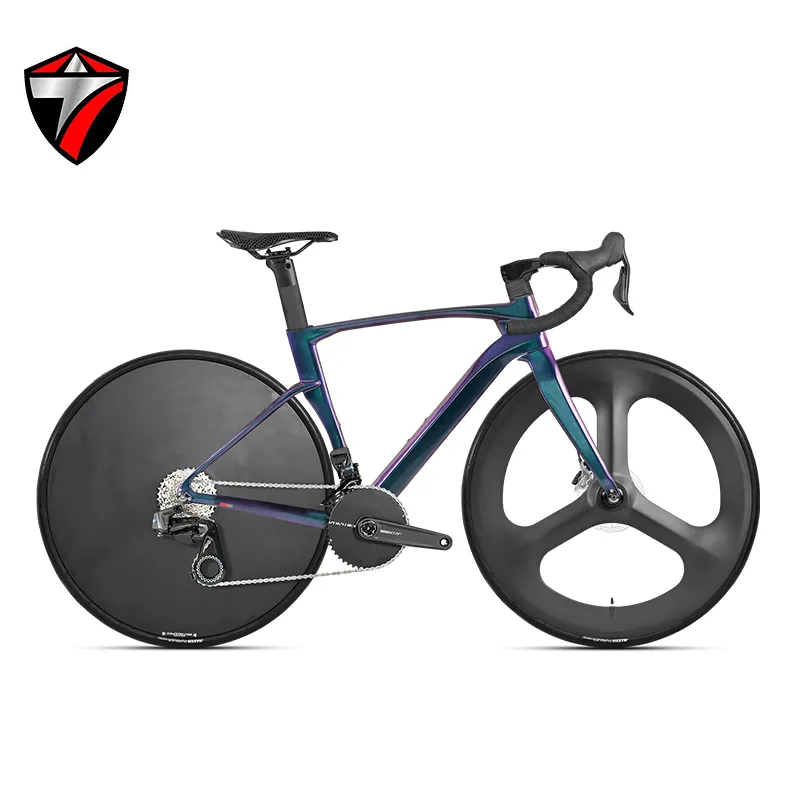 CYCLONE tri-spoke wheel+disc wheel