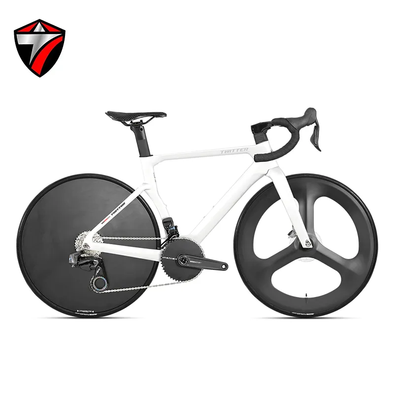 TWITTER T8 tri-spoke wheel+disc wheel